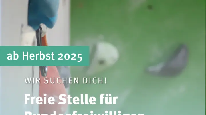 Stellenanzeige für Bundesfreiwilligendienst | © DAV Allgäu-Immenstadt