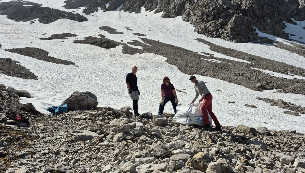 Helfereinsatz am Waltenberger Haus | © DAV Allgäu-Immenstadt 