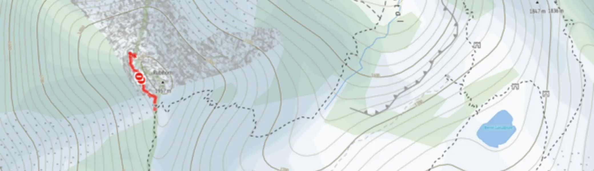 Kartenausschnitt Rubihorn | © DAV Allgäu-Immenstadt