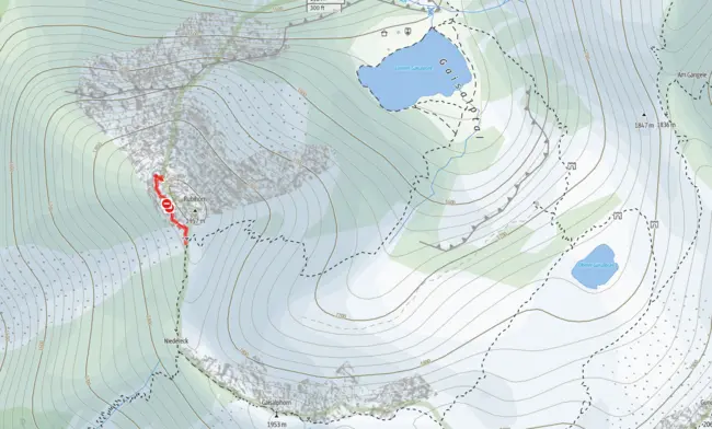 Kartenausschnitt Rubihorn | © DAV Allgäu-Immenstadt
