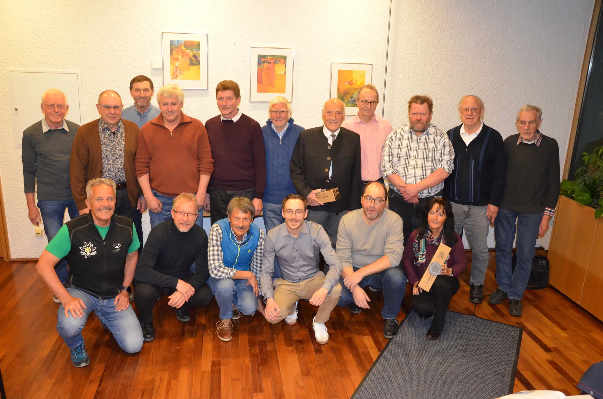 Jubilare Ortsgruppe Marktoberdorf bei der Monatsversammlung April 2026 | © Florian Sackl 