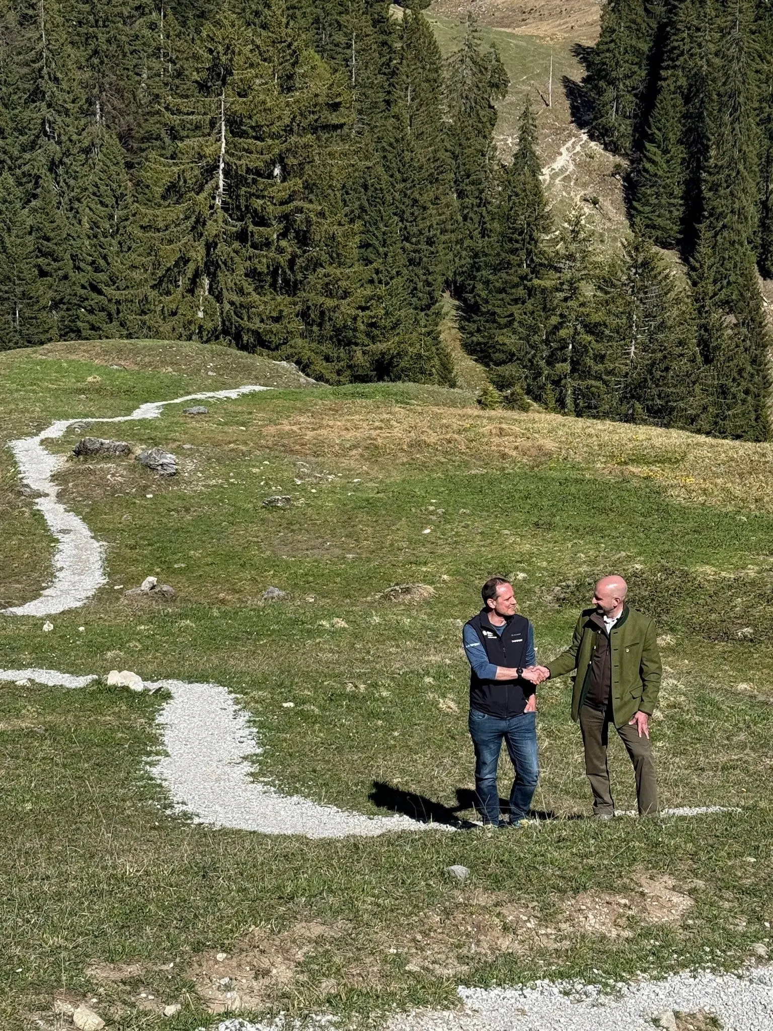 Sanierung des Wanderwegs zum Engeratsgundsee | © Hubert Stärker 