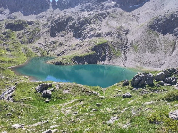 Hirschleskopf und Roßkarsee | © Helga Schaidnagel 