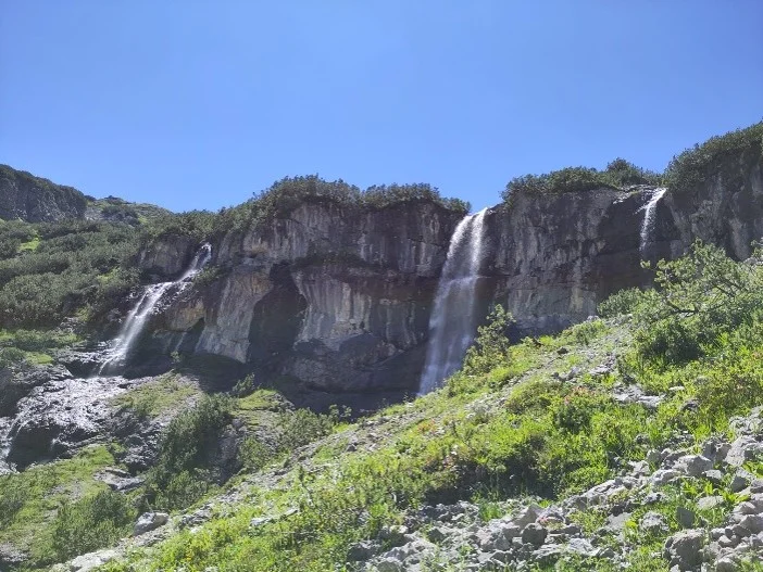 Hirschleskopf und Roßkarsee | © Helga Schaidnagel 