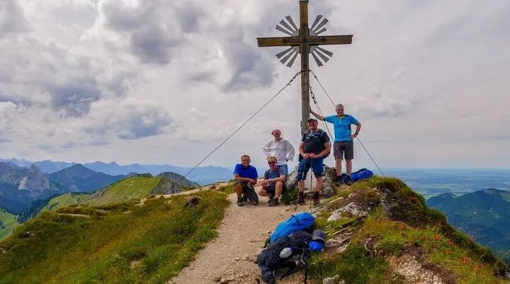 Gipfelfoto auf der Großen Klammspitz | © DAV Allgäu-Immenstadt 