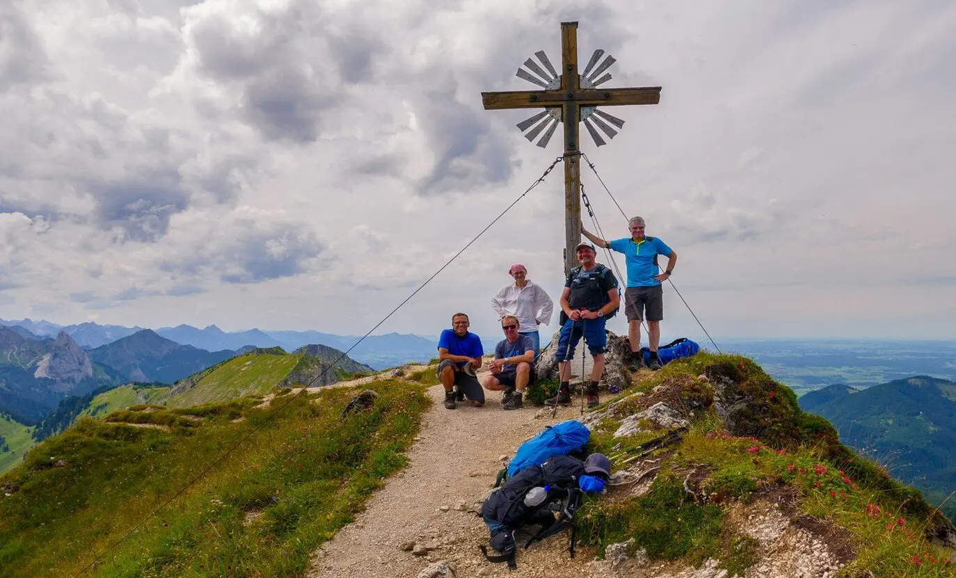 Gipfelfoto auf der Großen Klammspitz | © DAV Allgäu-Immenstadt 