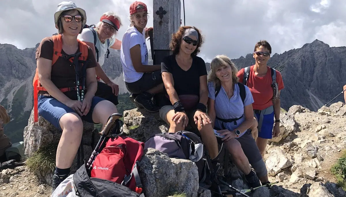 Gipfelbild am Saalfelder Höhenweg | © Dagmar Franz