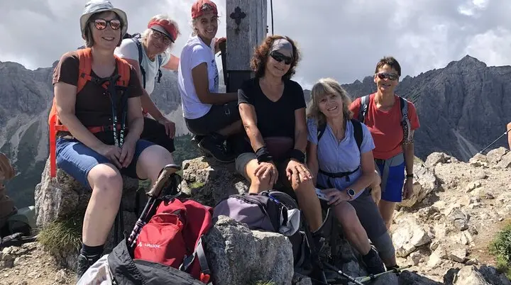 Gipfelbild am Saalfelder Höhenweg | © Dagmar Franz