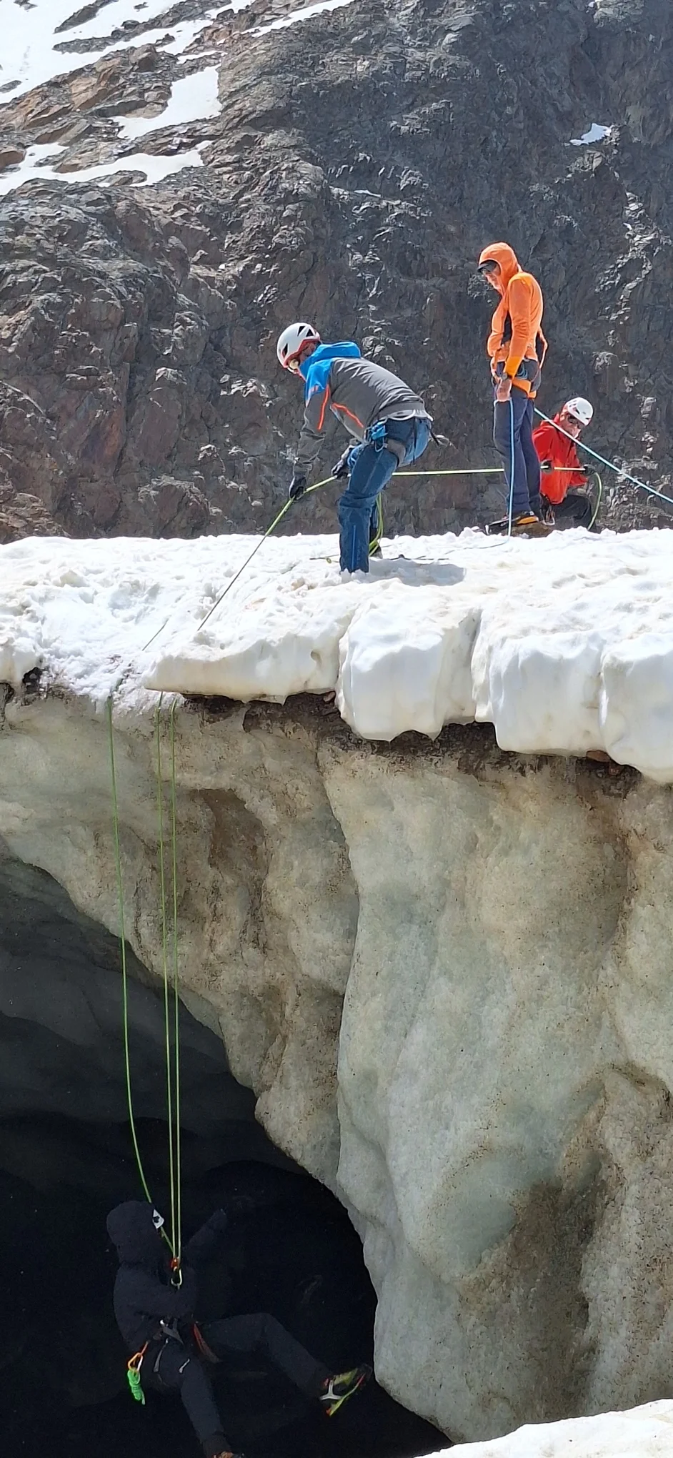Übung Spaltenrettung | © Matthias Hill