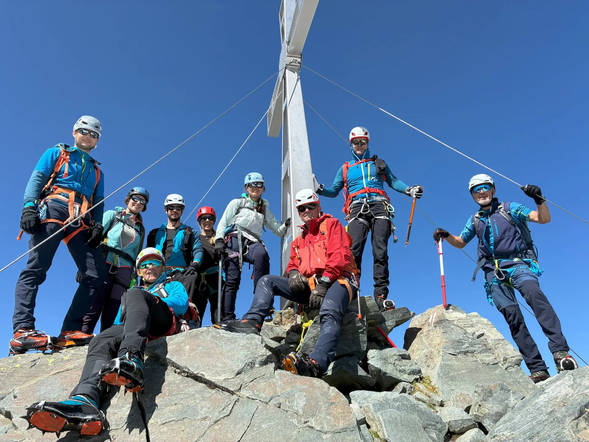 Hochtourenkurs Gipfelbild | © Matthias Hill