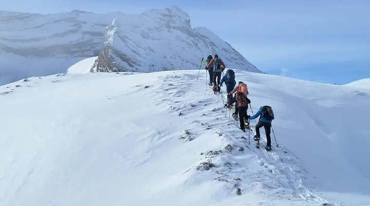 Schneeschuhtouren im Fanesgebiet | © Helga Hiemer 