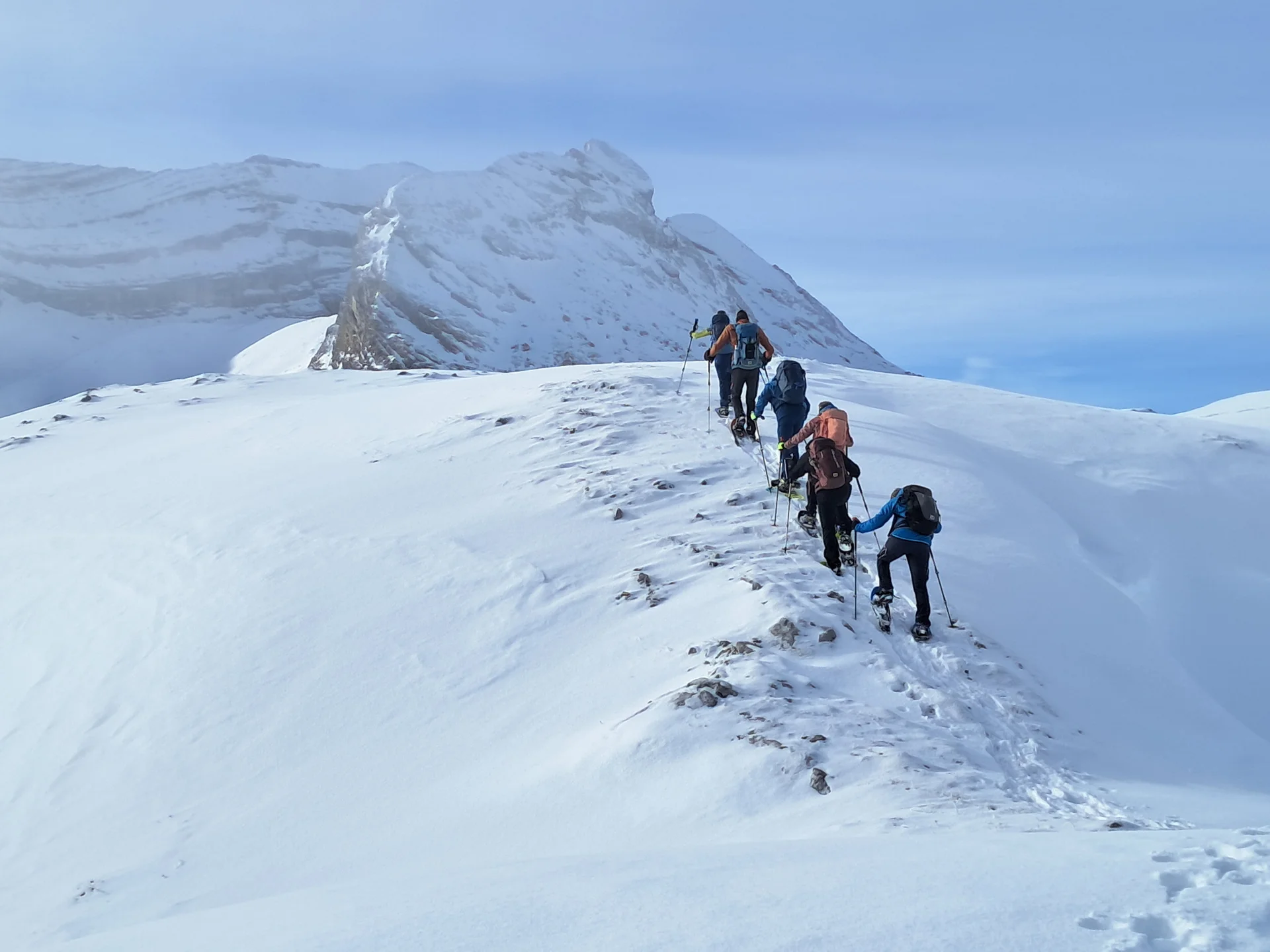 Schneeschuhtouren im Fanesgebiet | © Helga Hiemer 