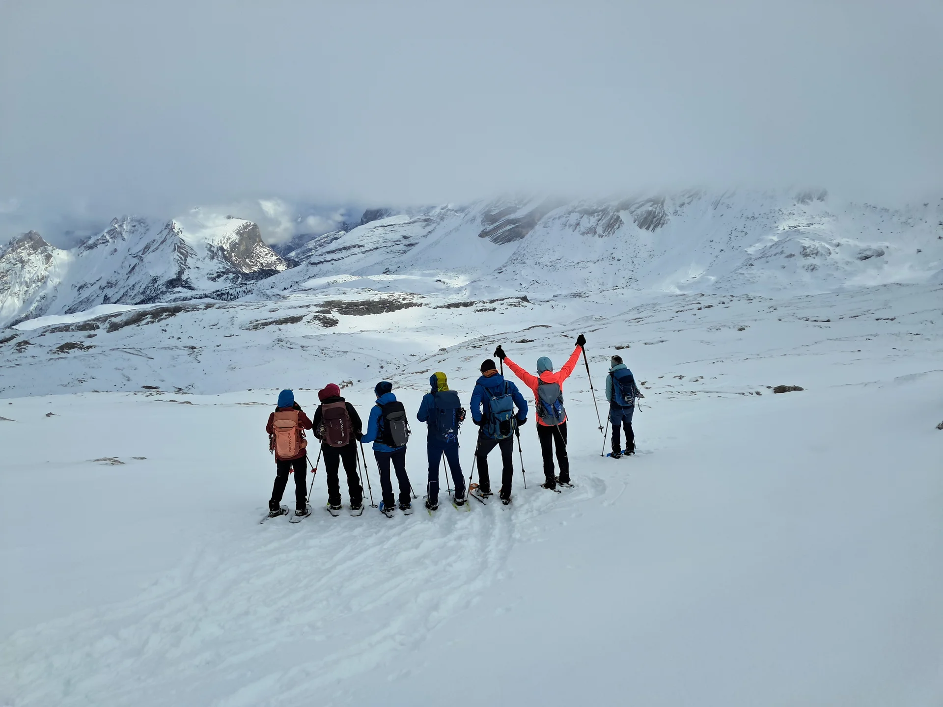 Schneeschuhtouren im Fanesgebiet | © Helga Hiemer