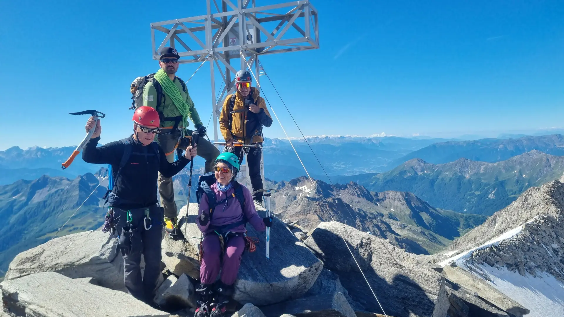 Am Gipfel Hoher Weißzint  | © Willi Kleinheinz