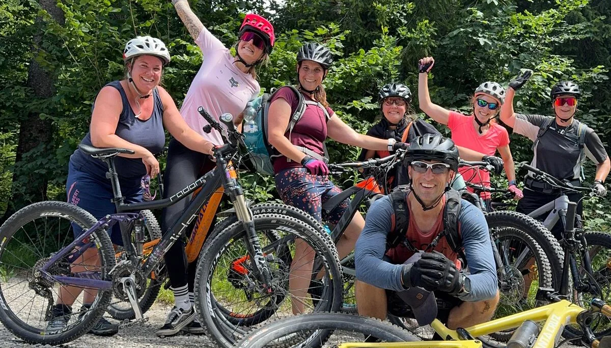 Mountainbiken Familiengruppe Marktoberdorf | © Stefan Pflanzelt