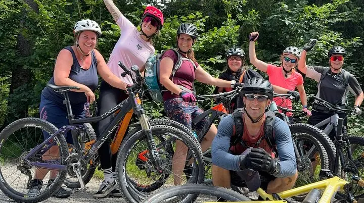 Mountainbiken Familiengruppe Marktoberdorf | © Stefan Pflanzelt