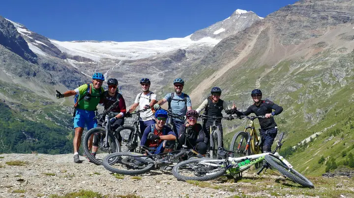 Ausblick auf Gletscher am Piz Palü | ©  DAV Allgäu-Immenstadt 