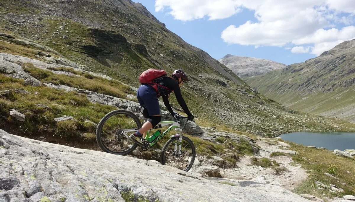MTB-Trail zum Lej Minor | © DAV Allgäu-Immenstadt 