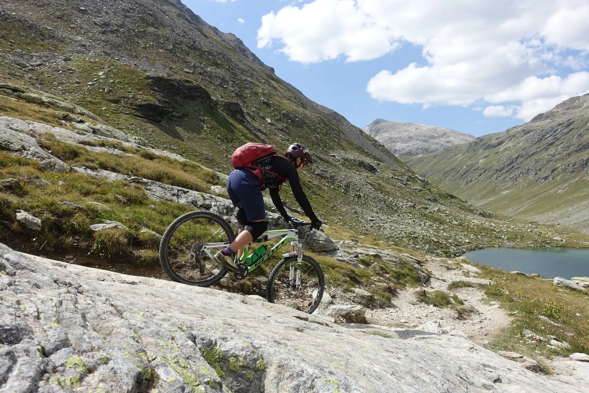 MTB-Trail zum Lej Minor | © DAV Allgäu-Immenstadt 