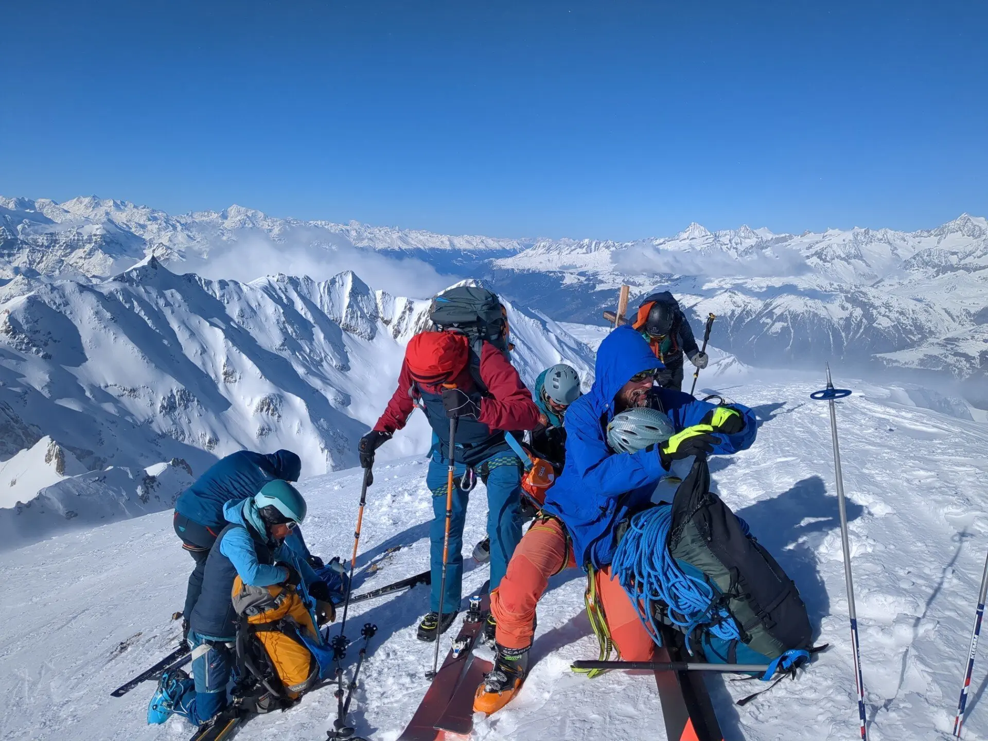 Blinnenhorn bei starkem Wind | © DAV  Allgäu-Immenstadt