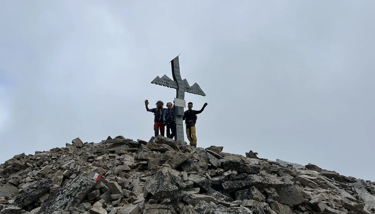 Am Gipfel der Lyfispitze | © Matthias Tröbelsberger 