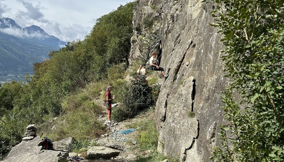 Im Klettergarten in Südtirol | © Matthias Tröbelsberger
