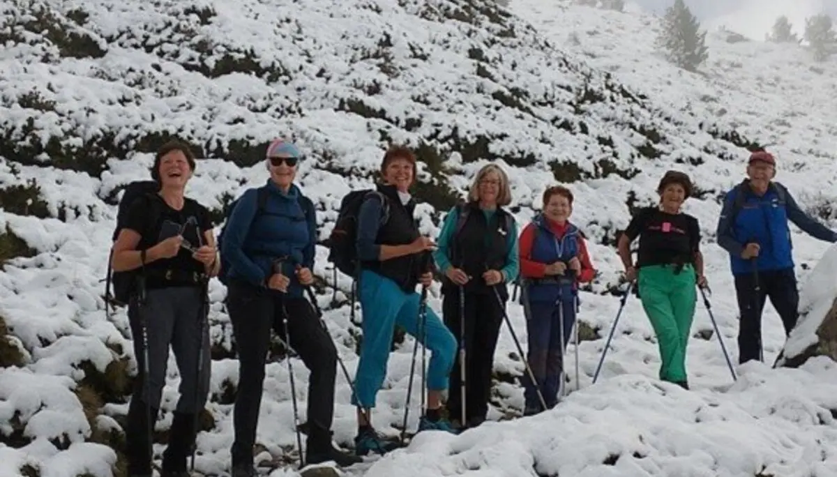 Gruppenbild im Schnee | © Christiane Dreissig