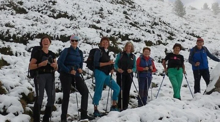 Gruppenbild im Schnee | © Christiane Dreissig