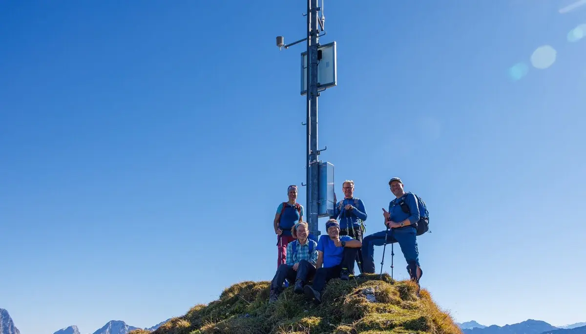 Gipfelbild vom 2.177 Meter hohen Pitzenegg | © Robert Martin 