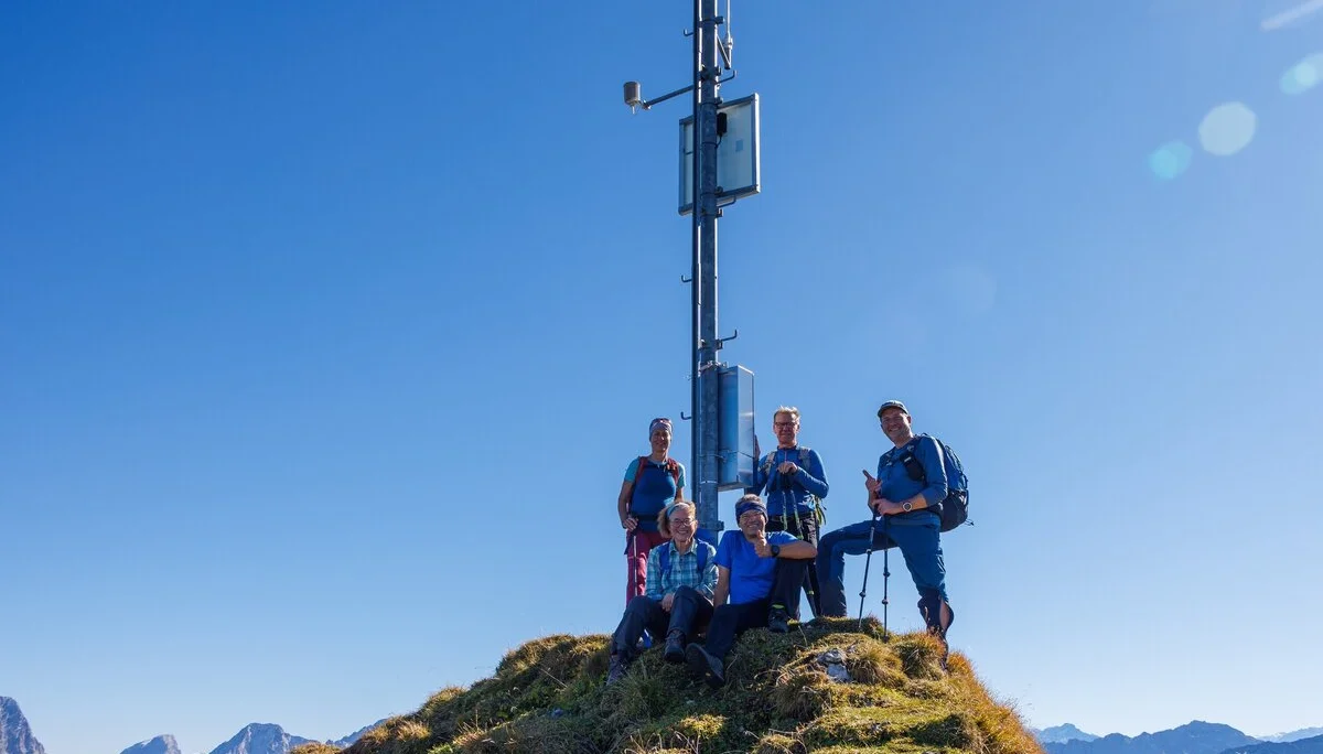 Gipfelbild vom 2.177 Meter hohen Pitzenegg | © Robert Martin 
