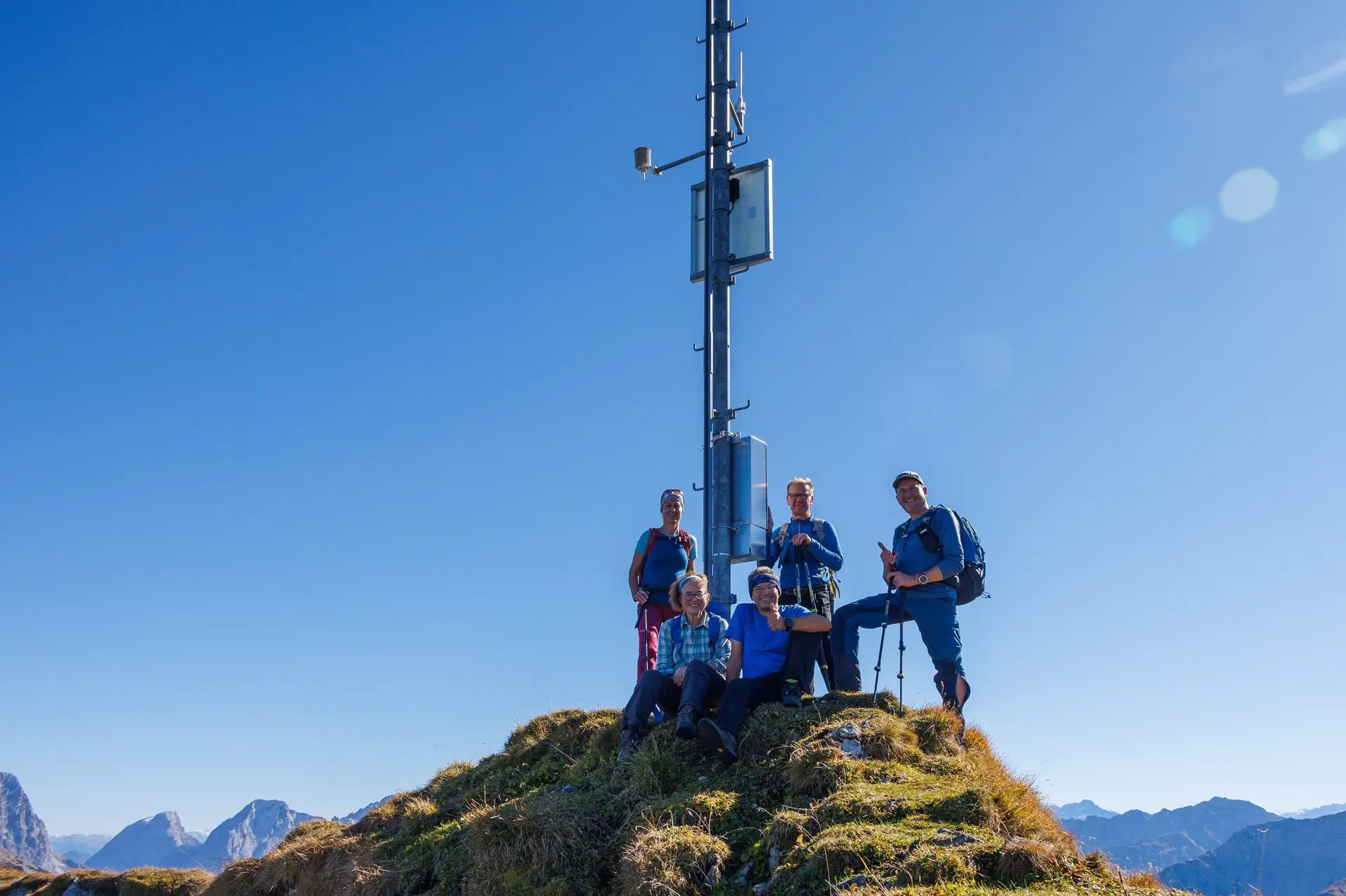 Gipfelbild vom 2.177 Meter hohen Pitzenegg | © Robert Martin 