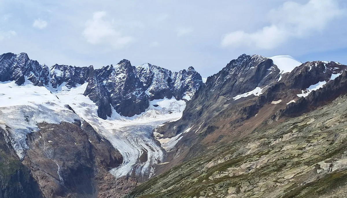 Gletscherblick am Salbit Höhenweg | © Margareta Baumann 