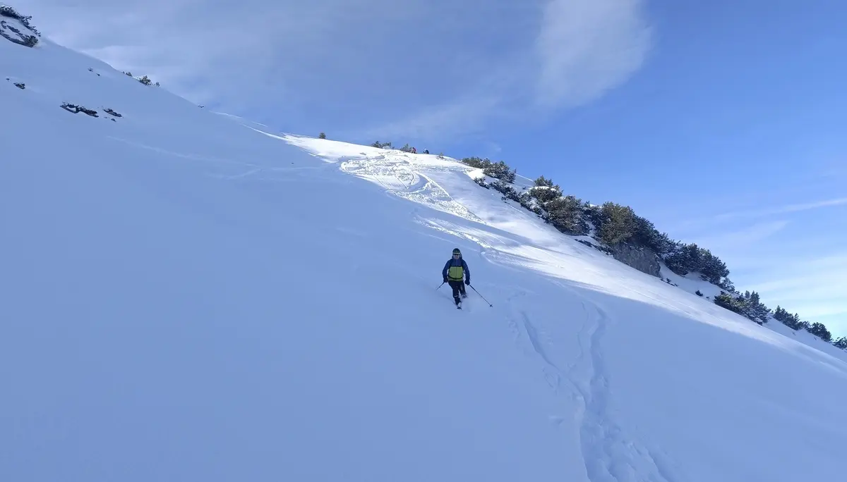 Skitour am Lumberger Grat  | © Holger Böck 
