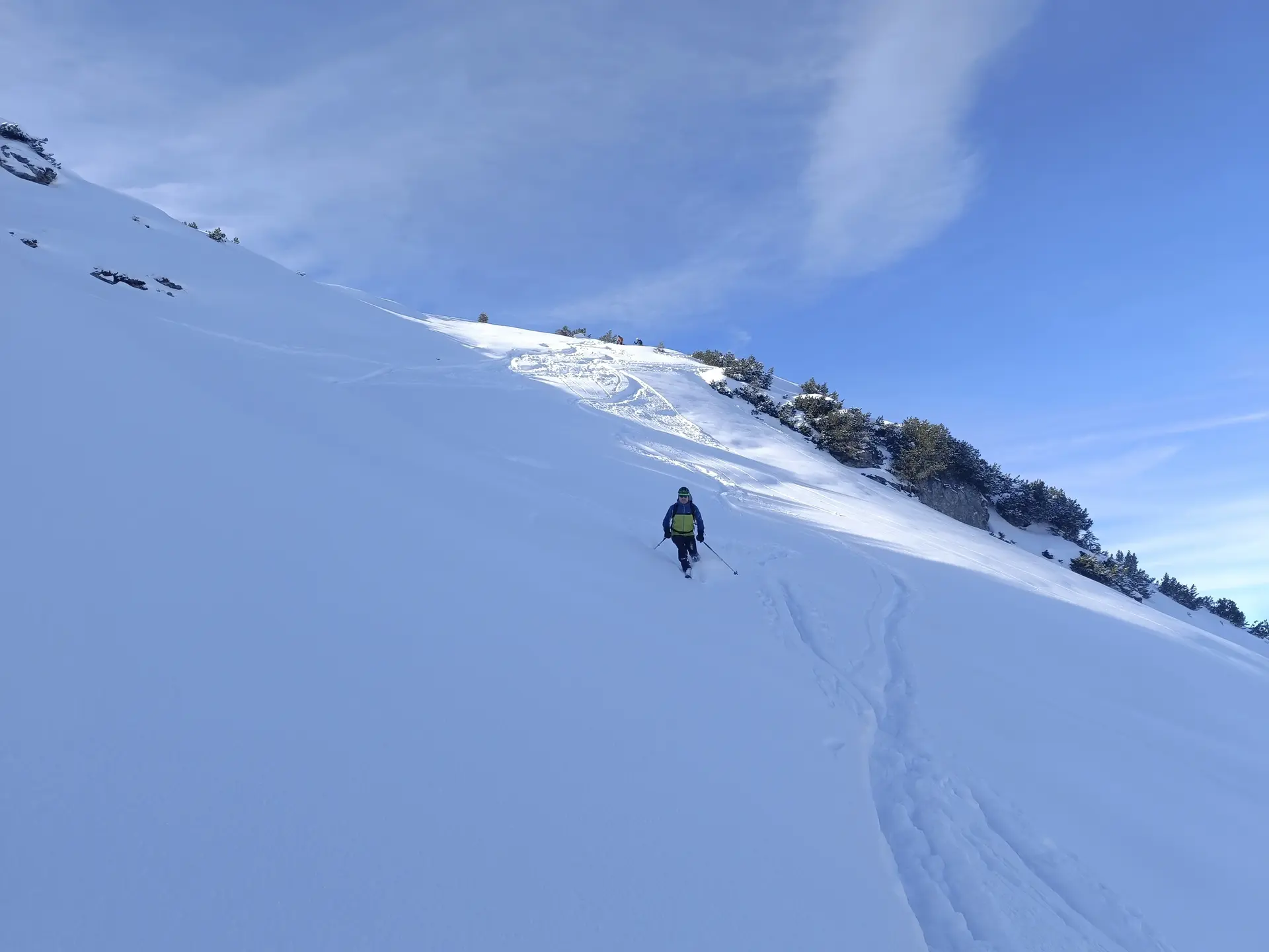 Skitour am Lumberger Grat  | © Holger Böck 