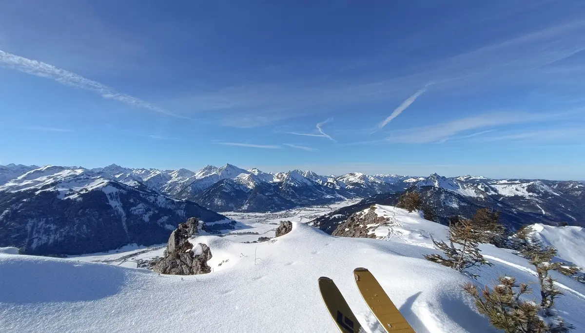 Skitour am Lumberger Grat | © Holger Böck