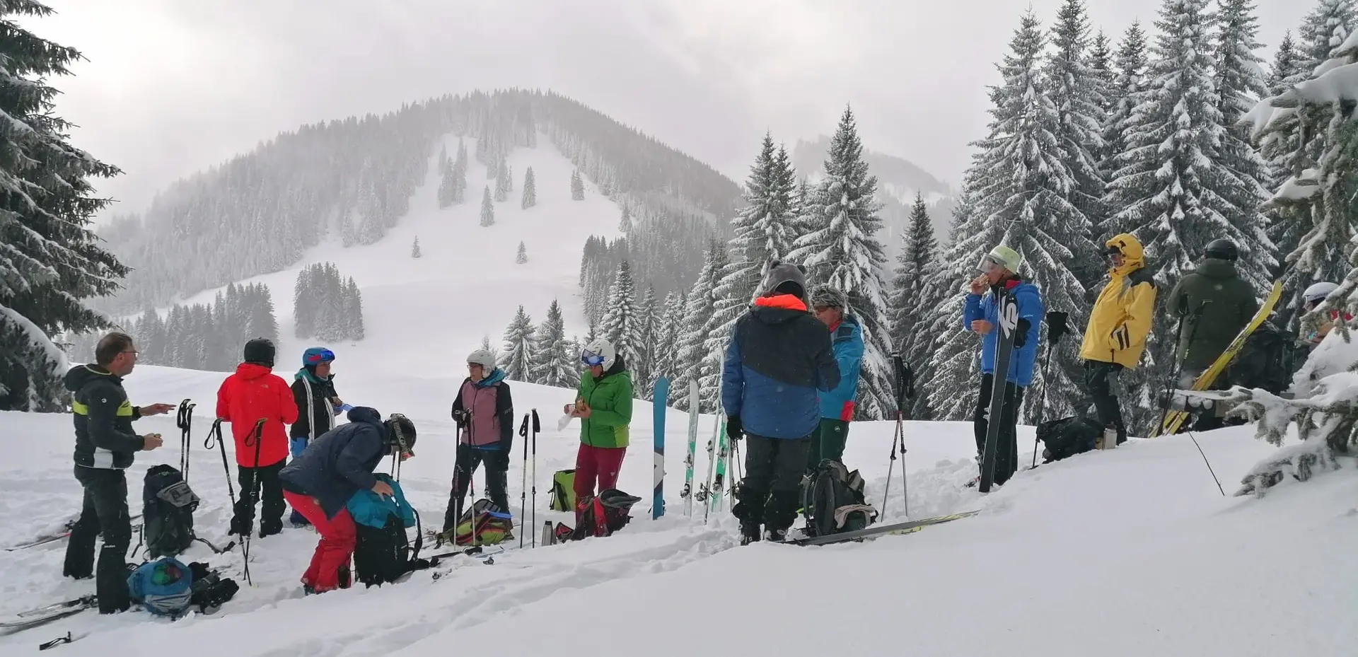 Gipfelbrotzeit am Ofterschwanger Horn  | © DAV Allgäu-Immenstadt