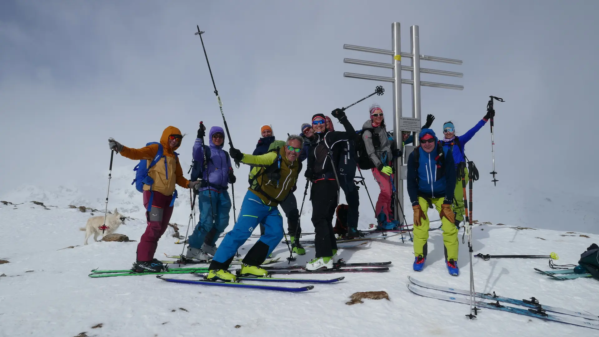 Gipfelbild während der Skitourentage im Matschertal  | © DAV Allgäu-Immenstadt 