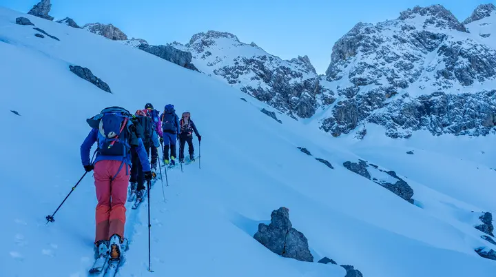 Skidurchquerung Allgäuer Alpen | © Matthias Heise 