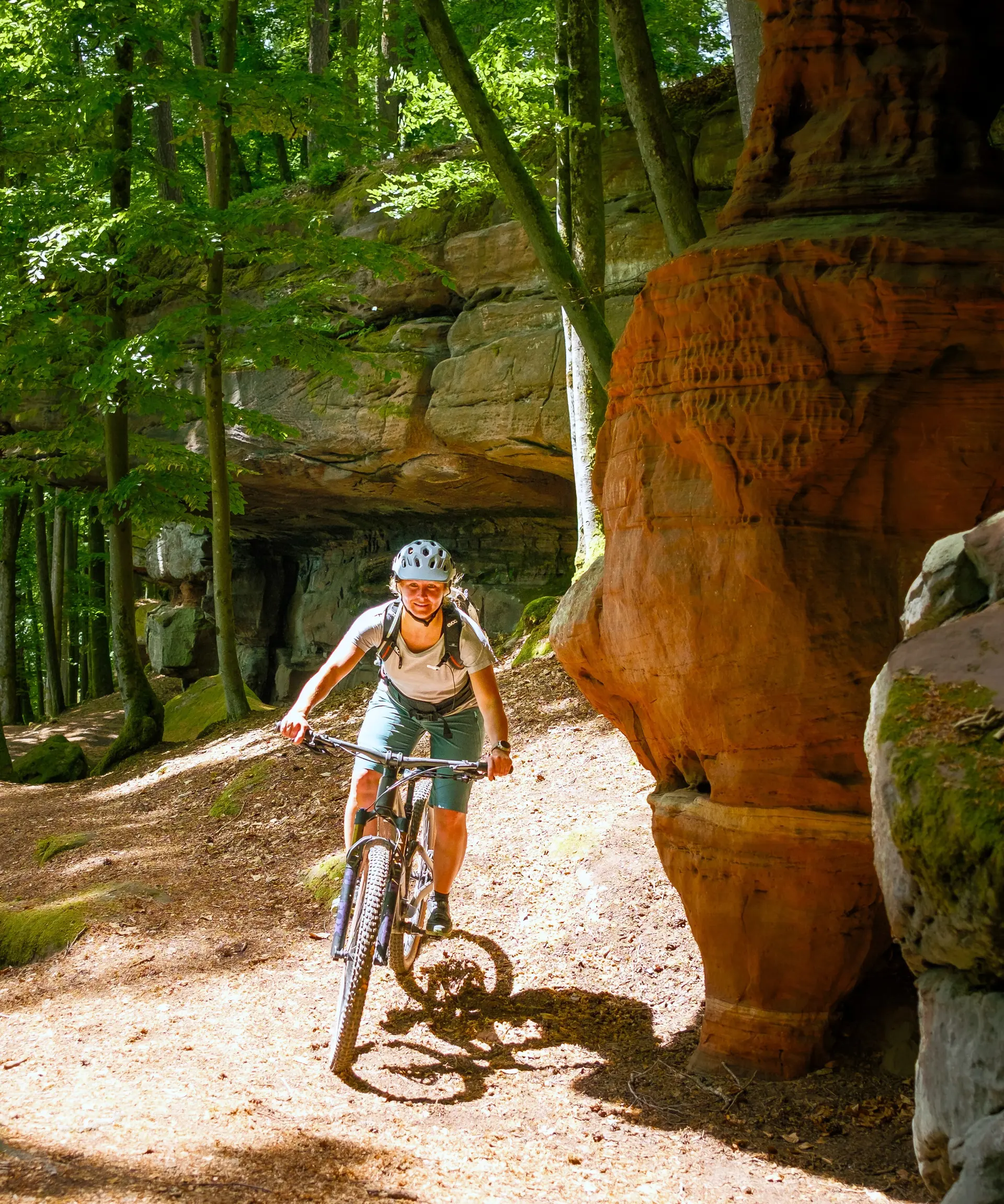 Fahrradfahrerin  | © Caro Wolf 