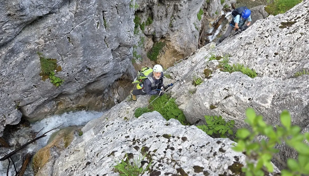 Wasserfall Klettersteig  | © DAV Allgäu-Immenstadt 