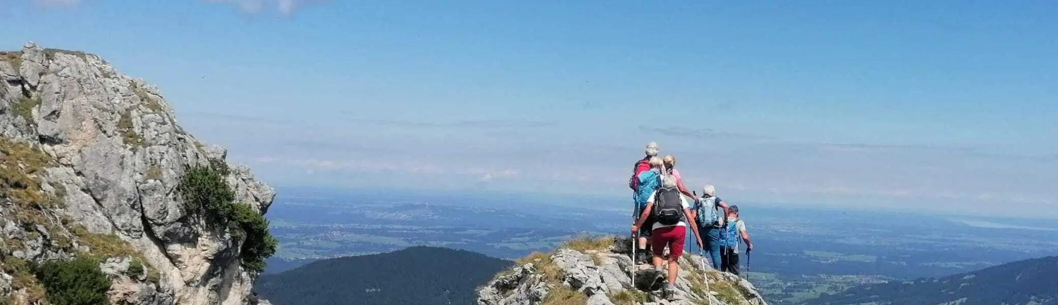 Felsen mit Wanderer | © DAV Allgäu Immenstadt 