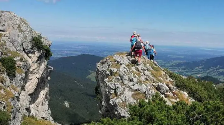 Felsen mit Wanderer | © DAV Allgäu Immenstadt 