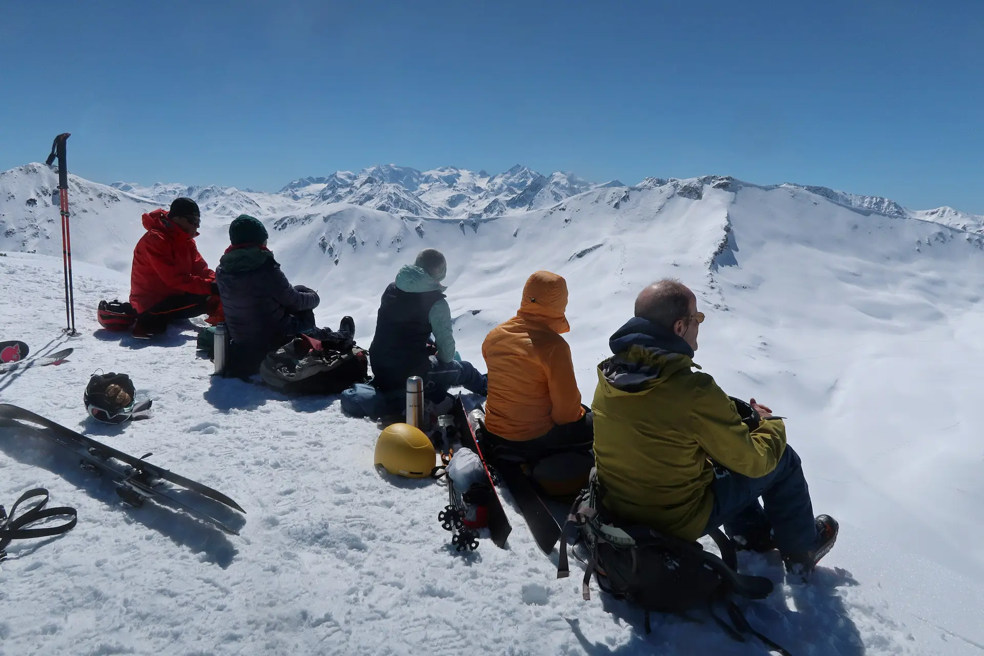 Osterskitouren Ortsgruppe Bad Wörishofen um Bever | © DAV Allgäu-Immenstadt