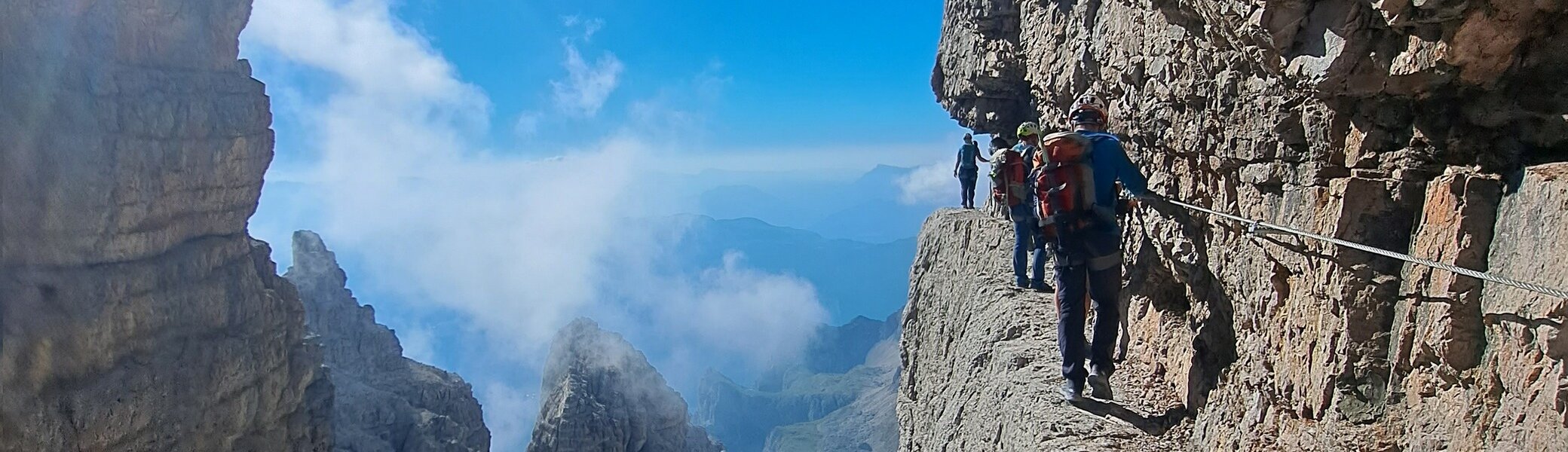 Klettersteig in den Sextener Dolomiten  | © Christian Hebisch 
