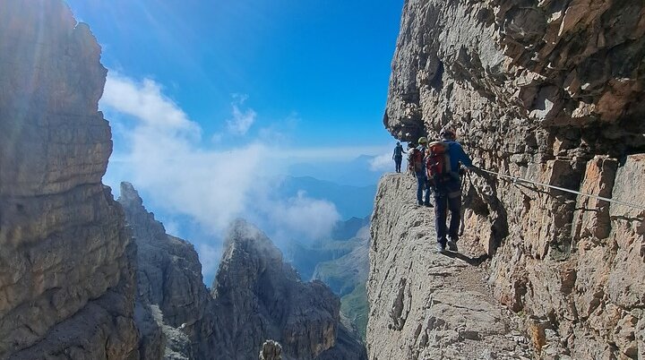 Klettersteig in den Sextener Dolomiten  | © Christian Hebisch 