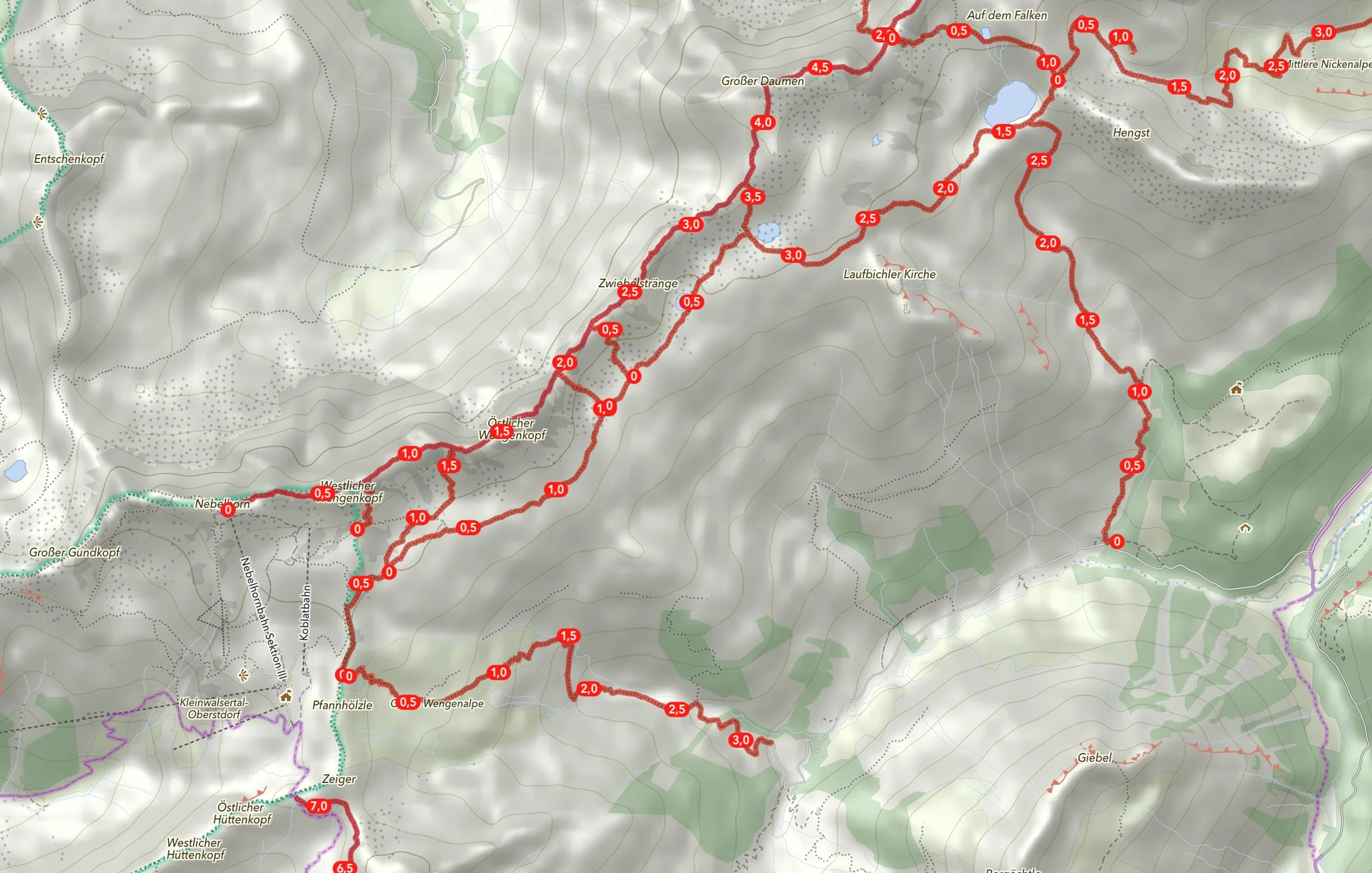 Wegegebiet Hindelanger Klettersteig | © DAV Allgäu-Immenstadt 