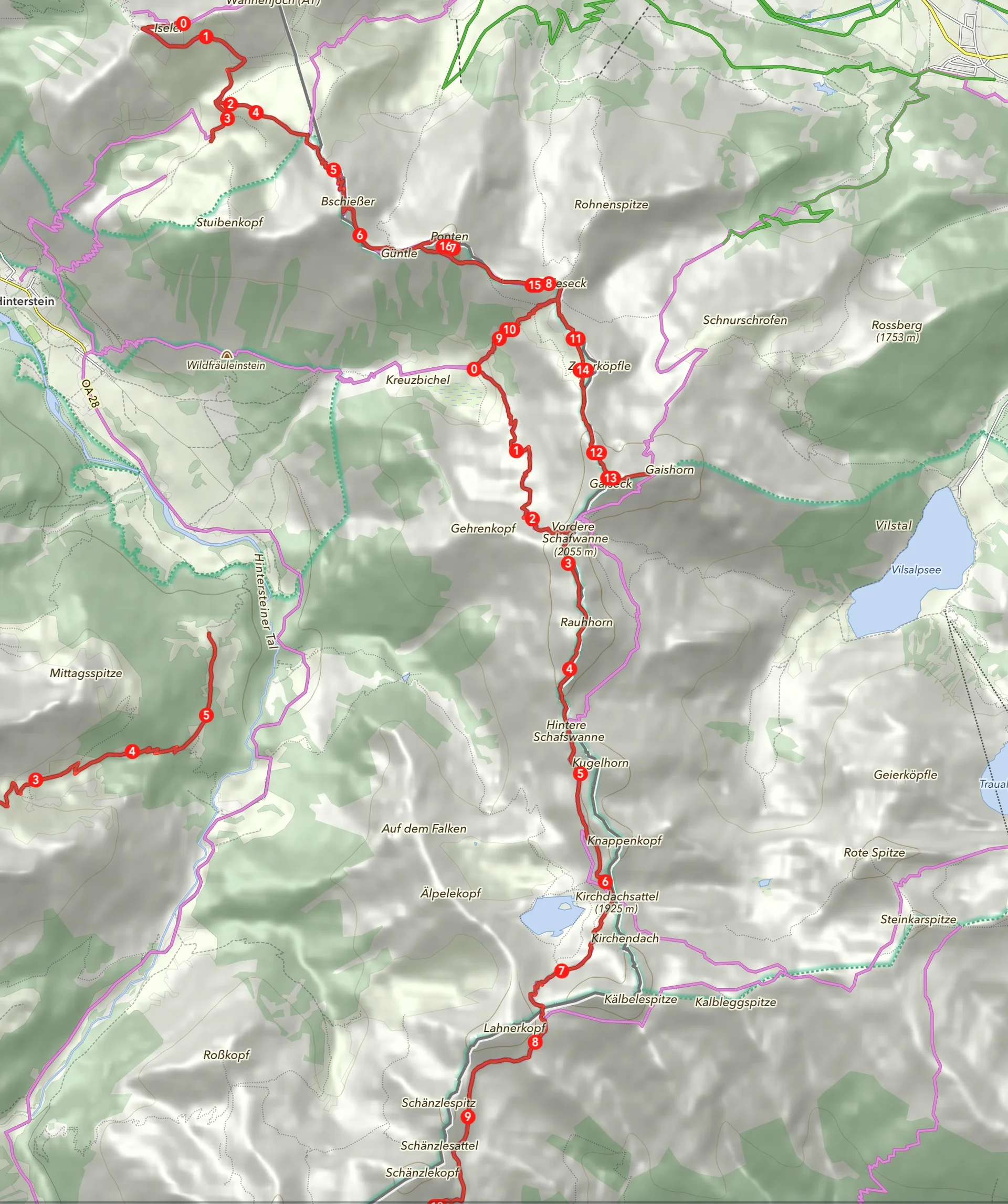 Wegegebiet Jubiläumsweg | © DAV Allgäu-Immenstadt 