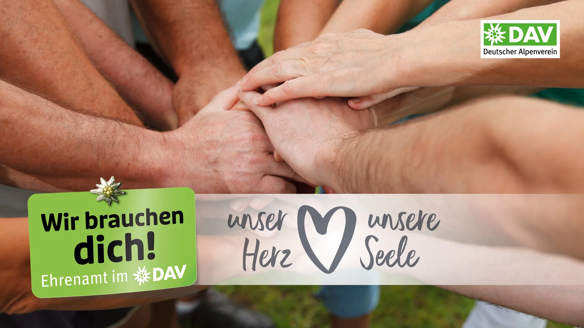 Imagefoto Ehrenamt | © DAV Kampagnenmotiv: Ehrenamtliche Unterstützung beim DAV - Imagefoto | © DAV